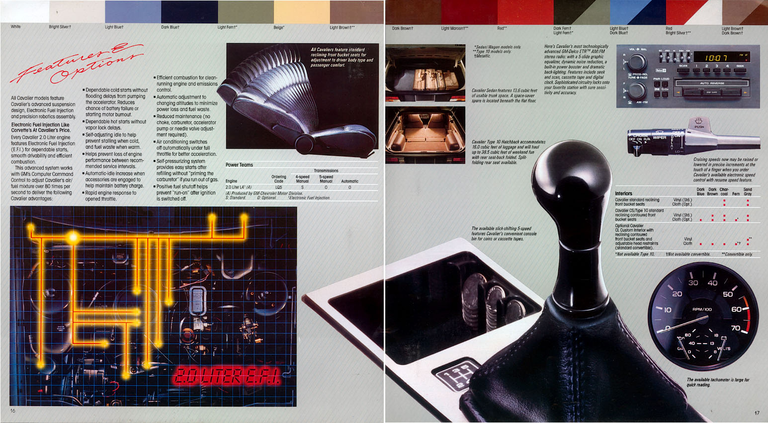 1984 Chevrolet Cavalier Brochure Page 9